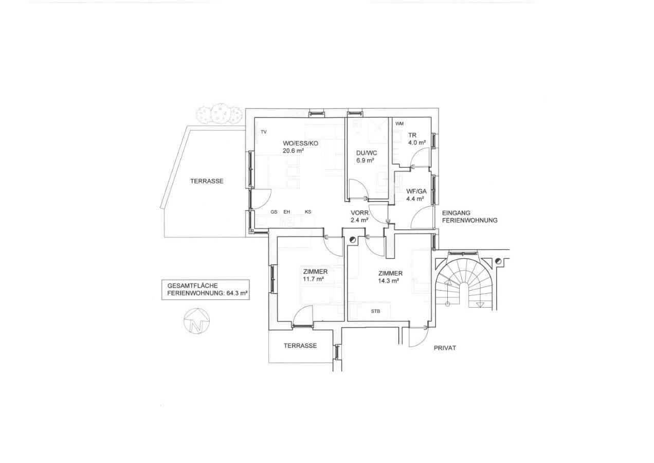 בארטהולומאברג Ferienwohnung Daerflihof מראה חיצוני תמונה